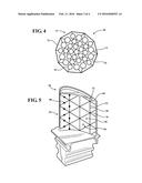 GEOMETRICALLY SEGMENTED COATING ON CONTOURED SURFACES diagram and image