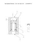 Main Stage In-Line Pressure Control Cartridge with Stepped Retainer Collar diagram and image