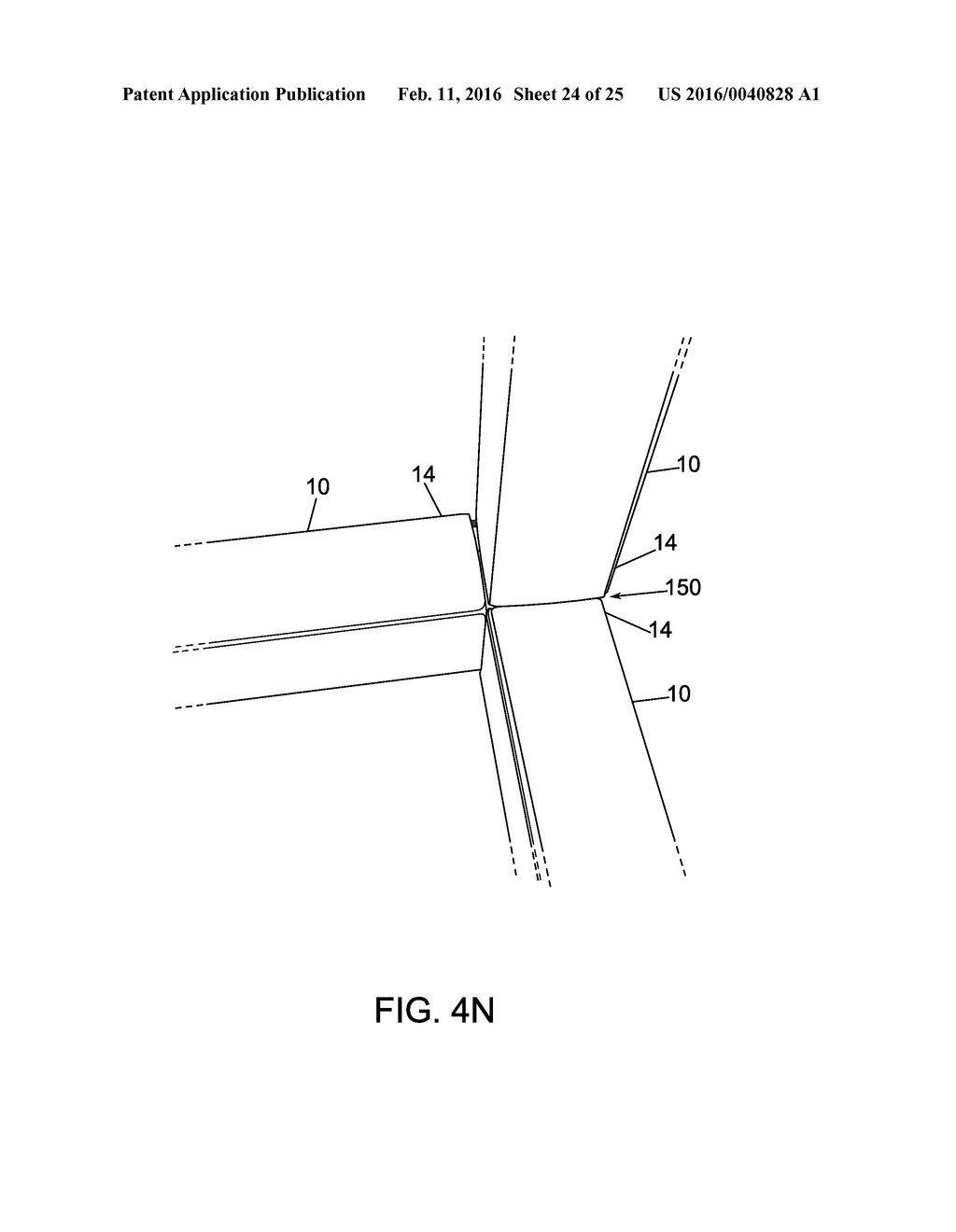 FOLDED SHEETS OF MATERIAL FOR USE AS A STRUCTURAL MEMBER AND ASSEMBLY     THEREOF - diagram, schematic, and image 25