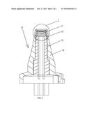 TEMPERATURE MEASUREMENT HEAD STRUCTURE AND CLINICAL THERMOMETER diagram and image