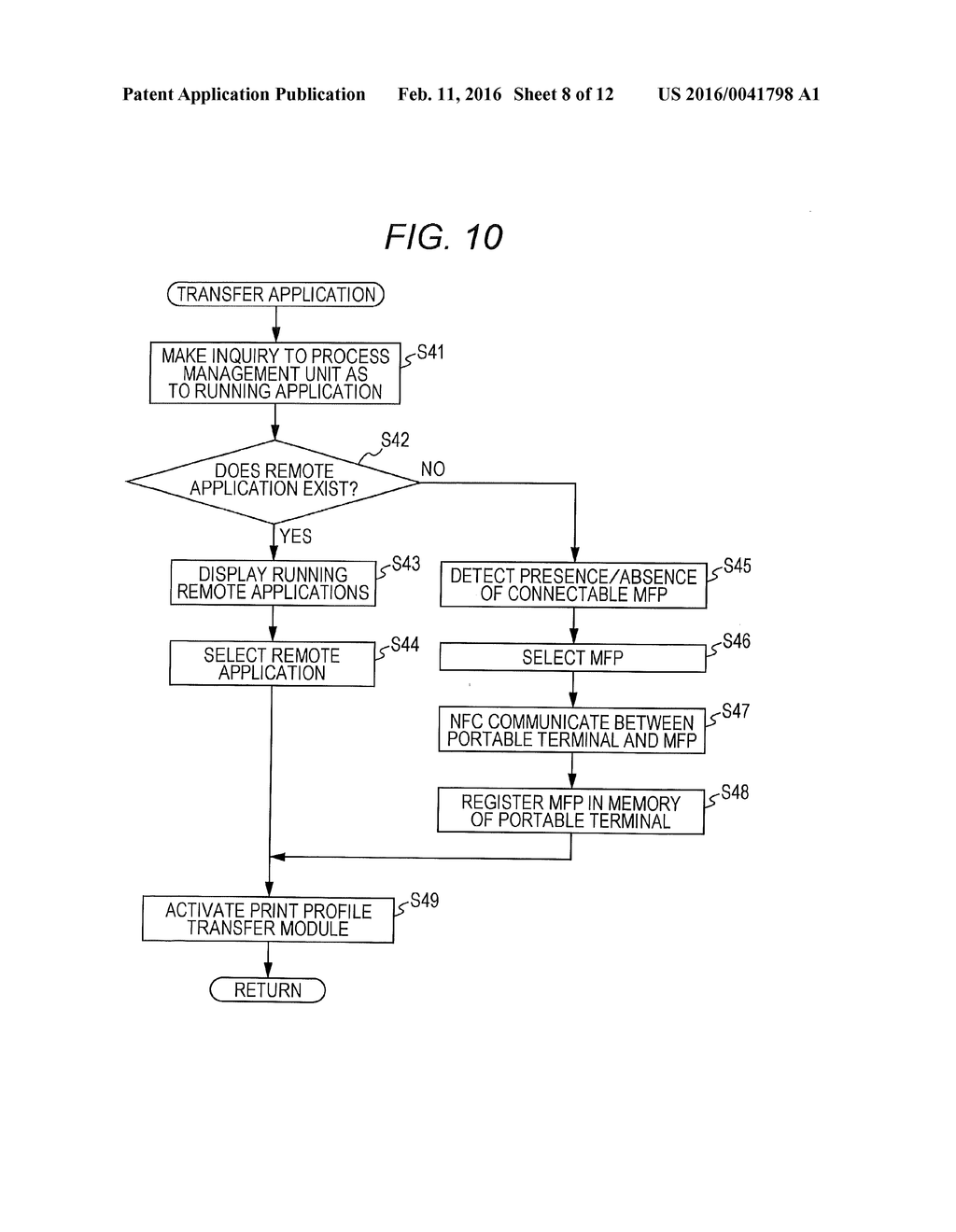 PRINTING SYSTEM, PORTABLE TERMINAL DEVICE, AND PRINT CONTROL PROGRAM - diagram, schematic, and image 09