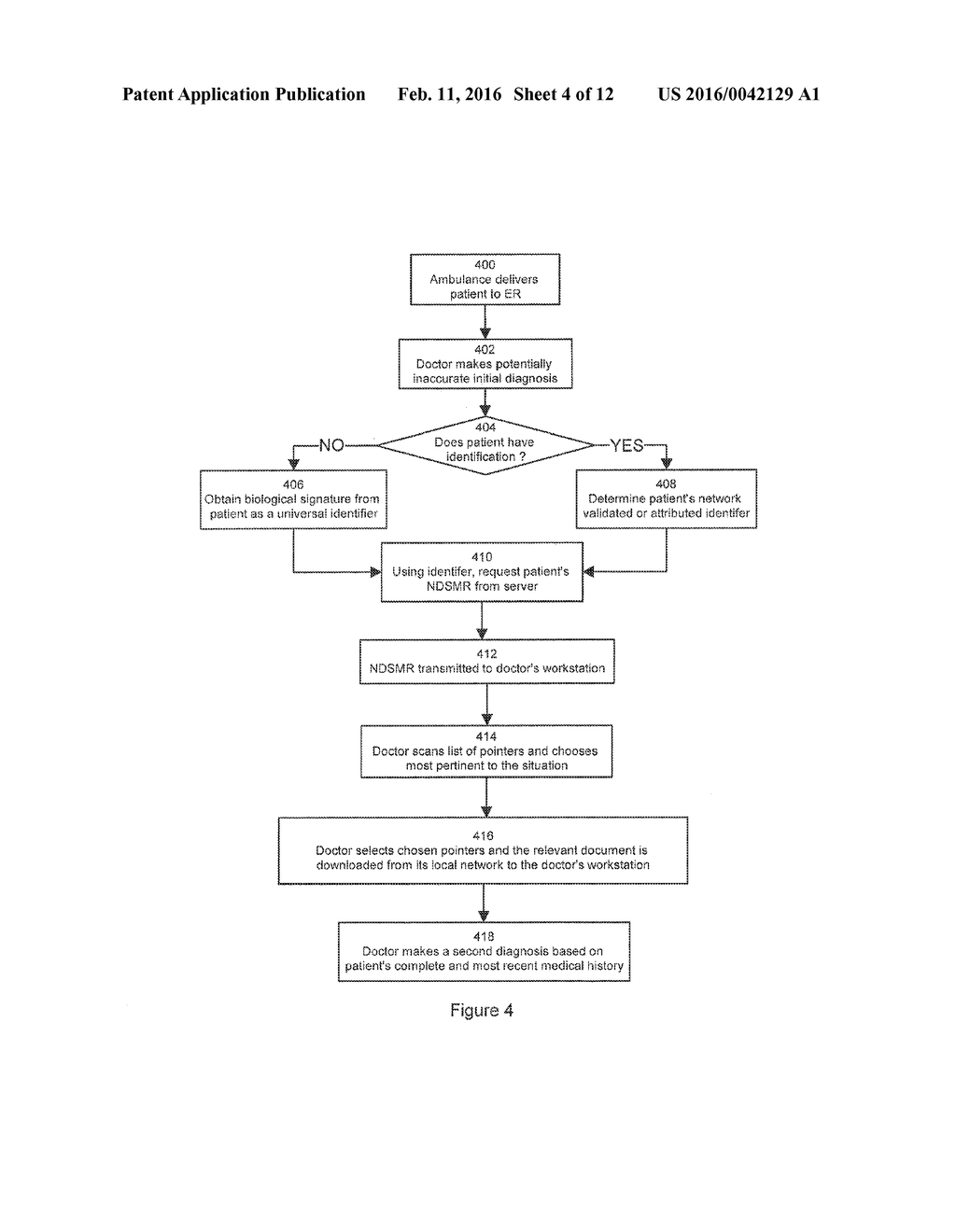 SYSTEM AND METHOD FOR ELECTRONICALLY MANAGING MEDICAL DATA FILES - diagram, schematic, and image 05