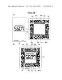 INFORMATION CODE, INFORMATION CODE PRODUCING METHOD, INFORMATION CODE     READER, AND SYSTEM WHICH USES INFORMATION CODE diagram and image