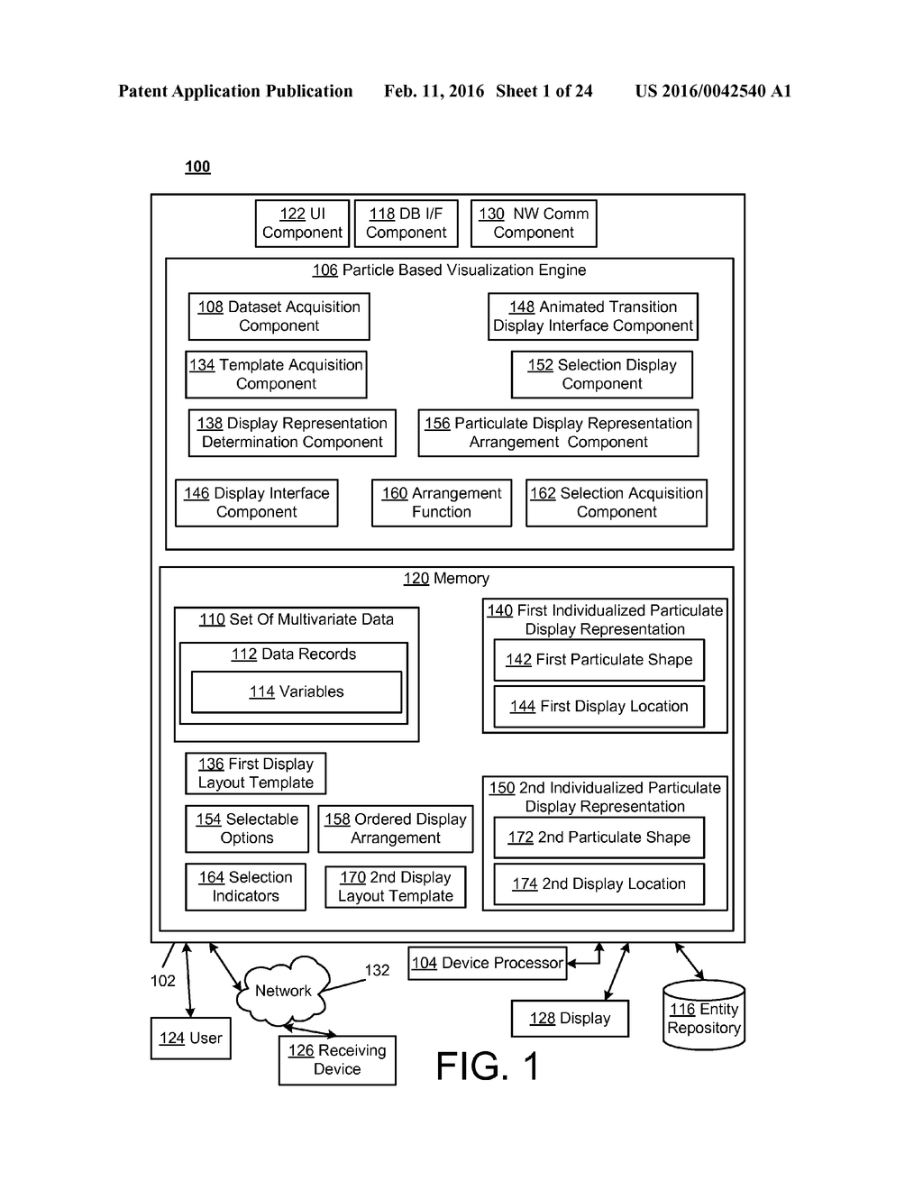 PARTICLE BASED VISUALIZATIONS OF ABSTRACT INFORMATION - diagram, schematic, and image 02