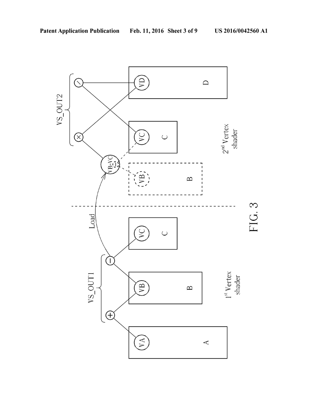 GRAPHICS PROCESSING CIRCUIT HAVING SECOND VERTEX SHADER CONFIGURED TO     REUSE OUTPUT OF FIRST VERTEX SHADER AND/OR PROCESS REPACKED VERTEX THREAD     GROUP AND RELATED GRAPHICS PROCESSING METHOD THEREOF - diagram, schematic, and image 04