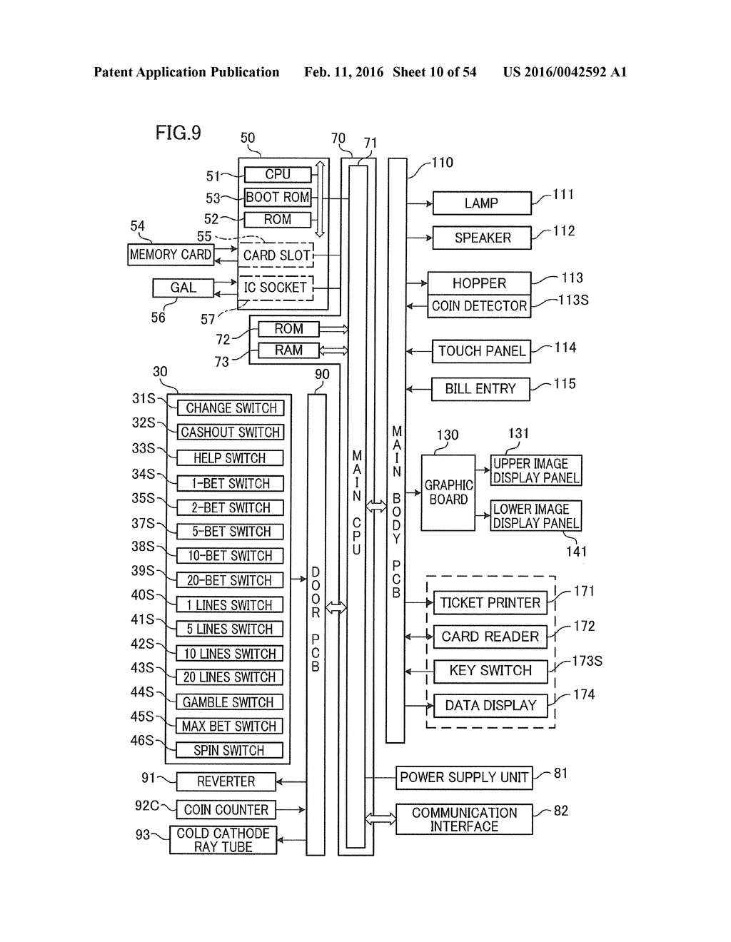 GAMING MACHINE EXECUTING GAME CAPABLE OF AWARDING SPECIAL BONUS AND METHOD     OF CONTROLLING GAMING MACHINE - diagram, schematic, and image 11