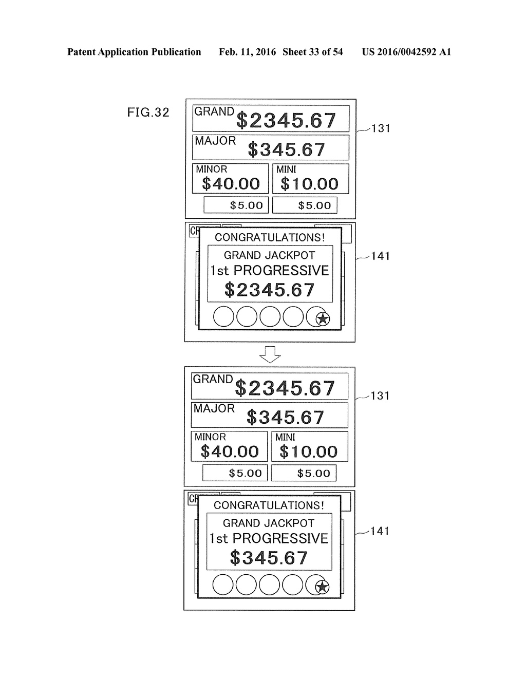 GAMING MACHINE EXECUTING GAME CAPABLE OF AWARDING SPECIAL BONUS AND METHOD     OF CONTROLLING GAMING MACHINE - diagram, schematic, and image 34