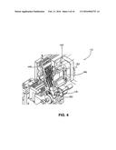 DE-SWAGE MACHINE FOR REMOVAL OF A HEAD FROM A HEAD STACK ASSEMBLY AND     METHOD OF USING THE SAME diagram and image