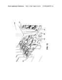 DE-SWAGE MACHINE FOR REMOVAL OF A HEAD FROM A HEAD STACK ASSEMBLY AND     METHOD OF USING THE SAME diagram and image