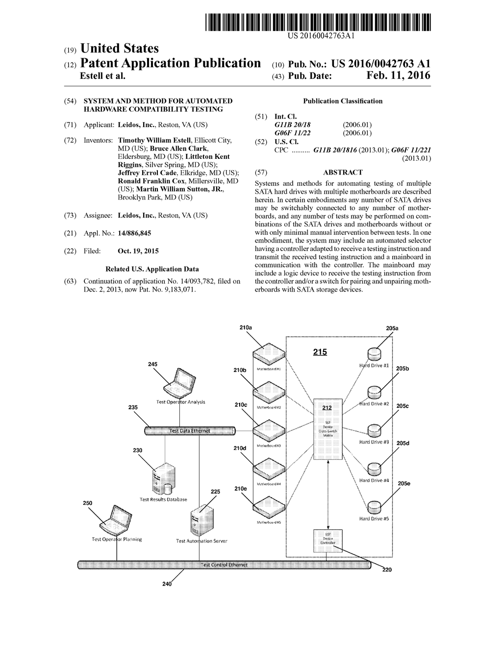 System and Method For Automated Hardware Compatibility Testing - diagram, schematic, and image 01