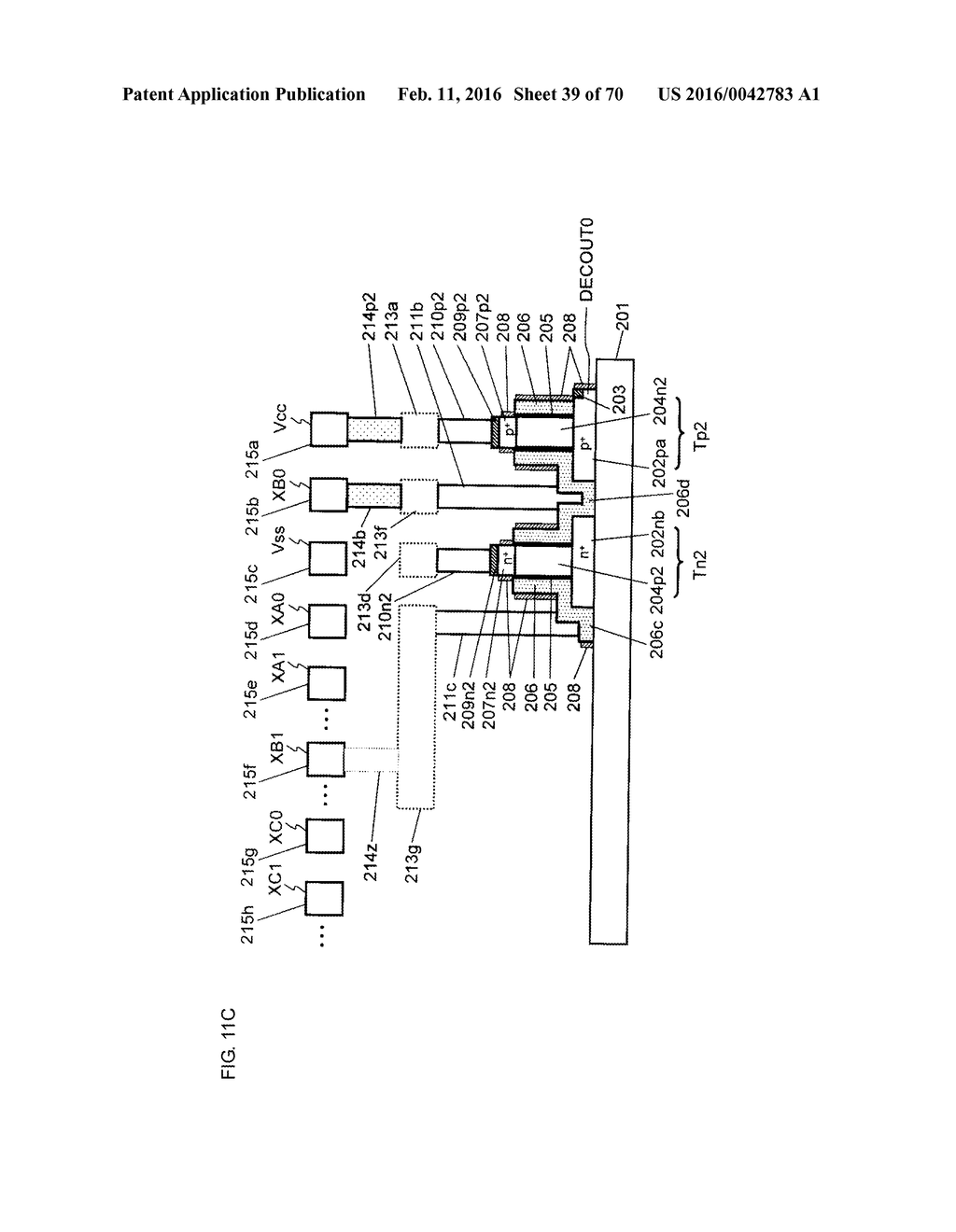 SEMICONDUCTOR DEVICE WITH A PLURALITY OF SURROUNDING GATE TRANSISTORS - diagram, schematic, and image 40