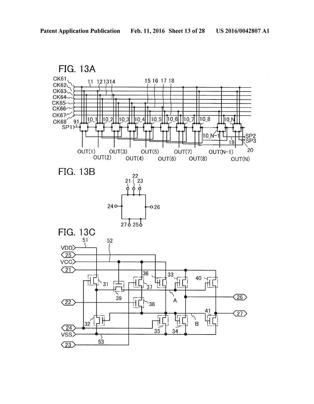 SHIFT REGISTER AND DISPLAY DEVICE - diagram, schematic, and image 14