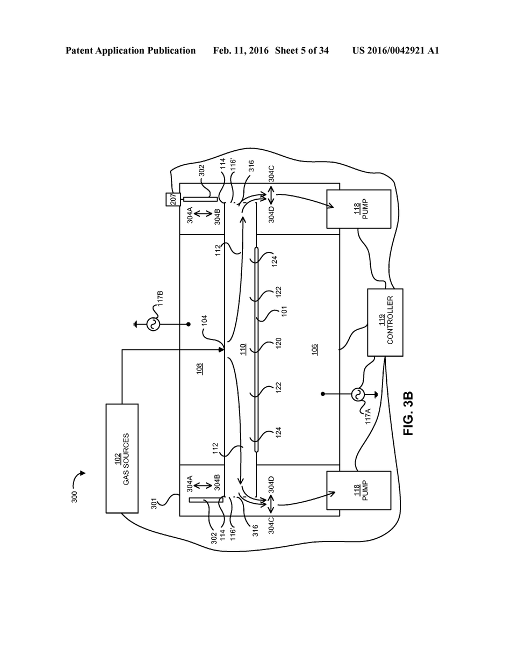 System for Coordinating Pressure Pulses and RF Modulation in a Small     Volume Confined Process Reactor - diagram, schematic, and image 06