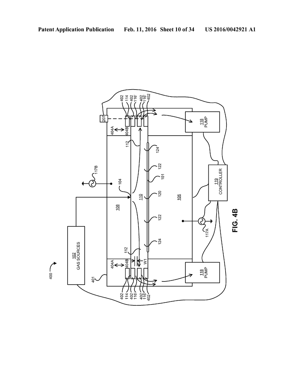 System for Coordinating Pressure Pulses and RF Modulation in a Small     Volume Confined Process Reactor - diagram, schematic, and image 11