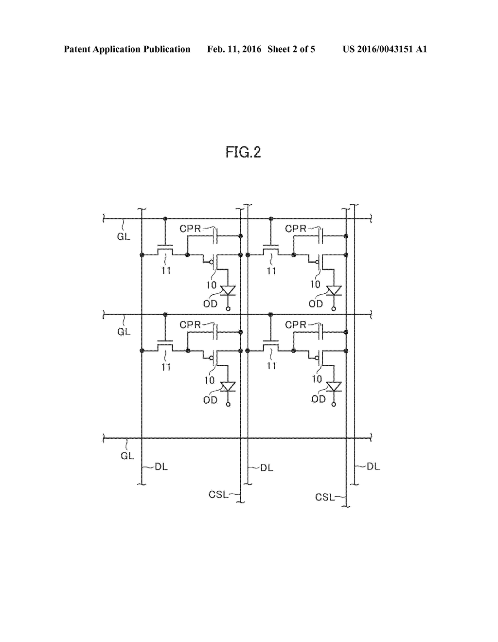 ORGANIC EL DISPLAY DEVICE - diagram, schematic, and image 03