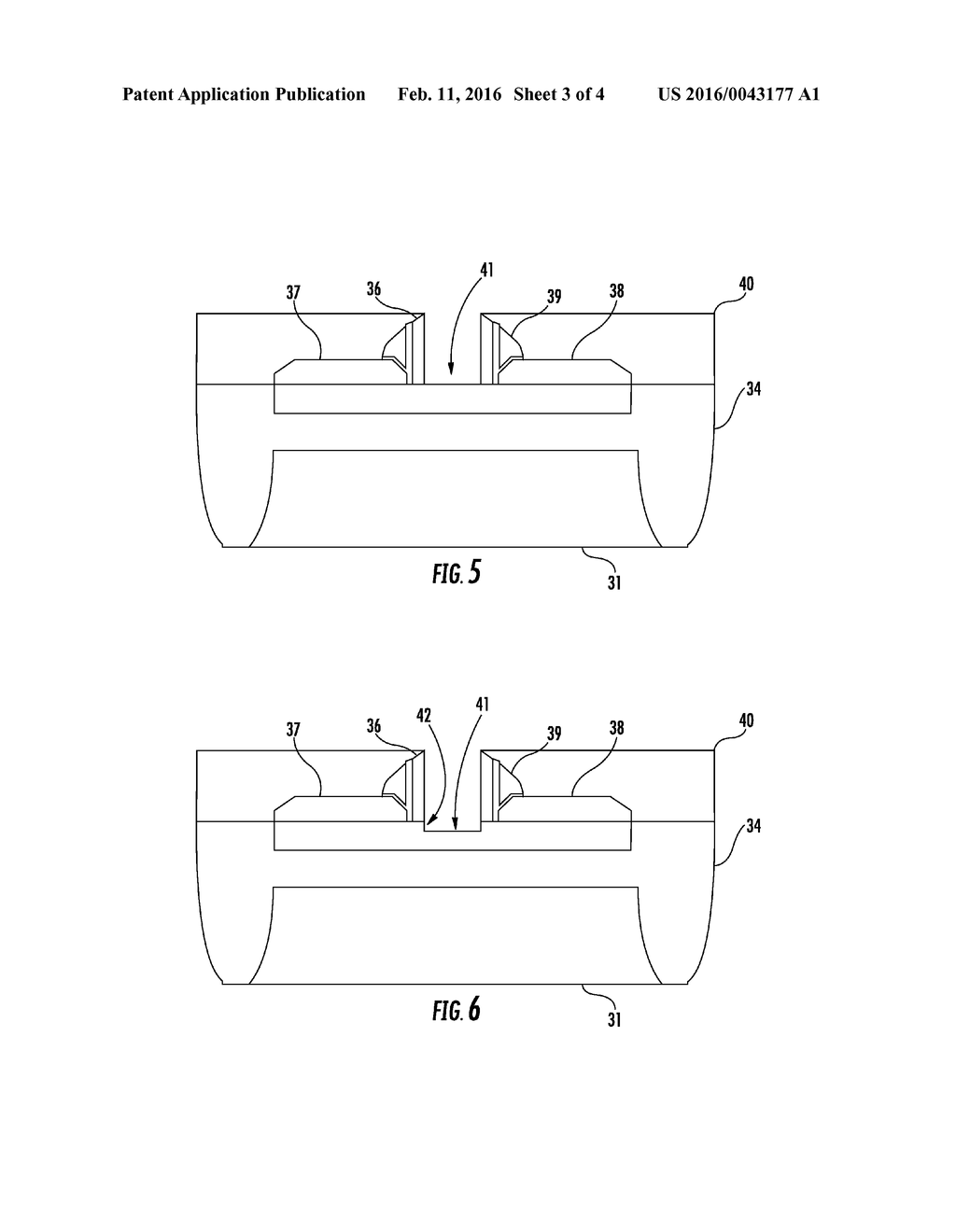 SEMICONDUCTOR DEVICE WITH THINNED CHANNEL REGION AND RELATED METHODS - diagram, schematic, and image 04