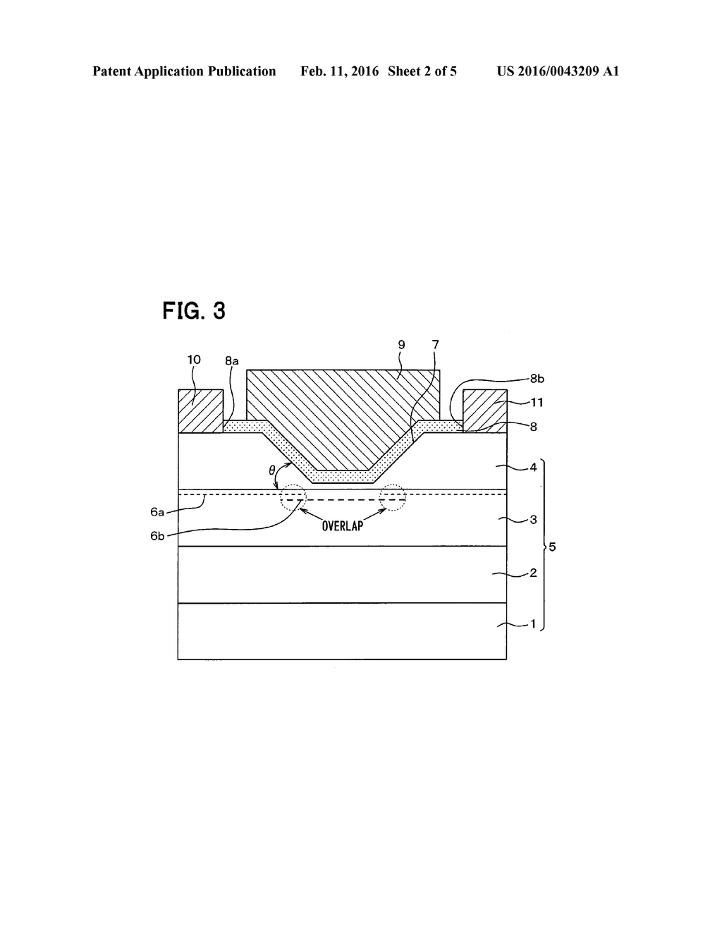 SEMICONDUCTOR DEVICE PROVIDED WITH HEMT - diagram, schematic, and image 03