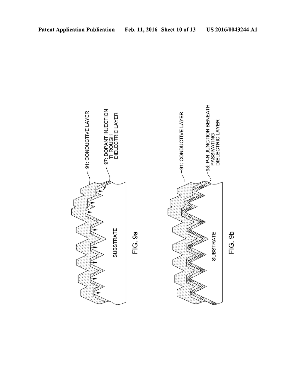 SHIELDED ELECTRICAL CONTACT AND DOPING THROUGH A PASSIVATING DIELECTRIC     LAYER IN A HIGH-EFFICIENCY CRYSTALLINE SOLAR CELL, INCLUDING STRUCTURE     AND METHODS OF MANUFACTURE - diagram, schematic, and image 11