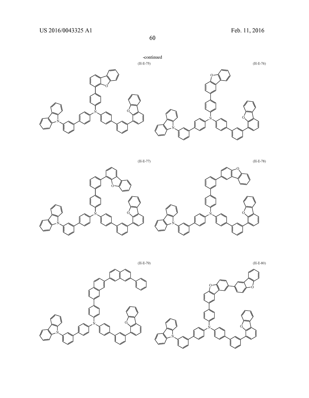 COMPOSITION FOR ORGANIC ELECTROLUMINESCENT ELEMENT, ORGANIC     ELECTROLUMINESCENT ELEMENT, DISPLAY AND LIGHTING - diagram, schematic, and image 62