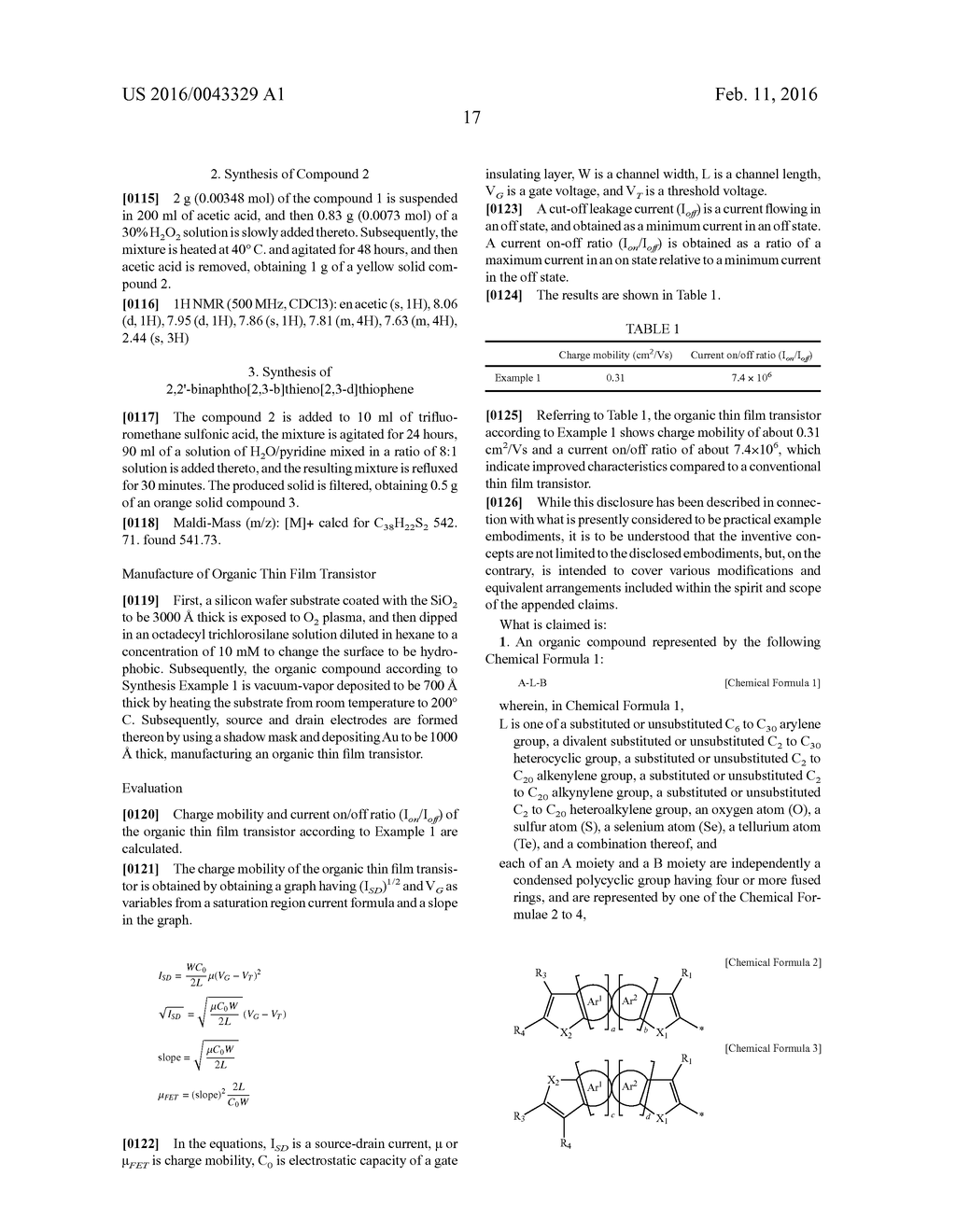 ORGANIC COMPOUND, AND ORGANIC THIN FILM AND ELECTRONIC DEVICE - diagram, schematic, and image 19