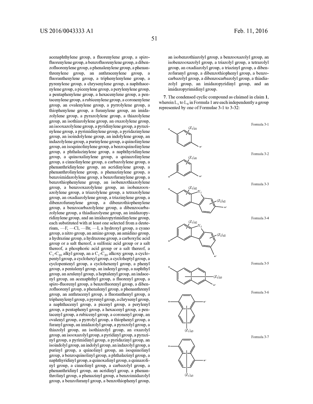 CONDENSED CYCLIC COMPOUND AND ORGANIC LIGHT-EMITTING DEVICE INCLUDING THE     SAME - diagram, schematic, and image 54