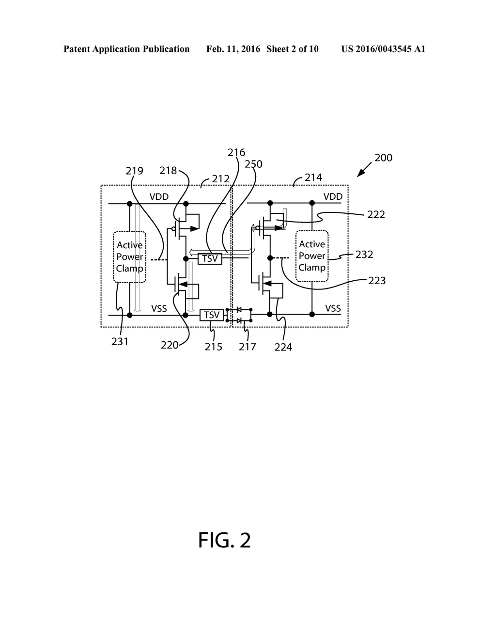 ELECTROSTATIC DISCHARGE PROTECTION FOR THREE DIMENSIONAL INTEGRATED     CIRCUIT - diagram, schematic, and image 03