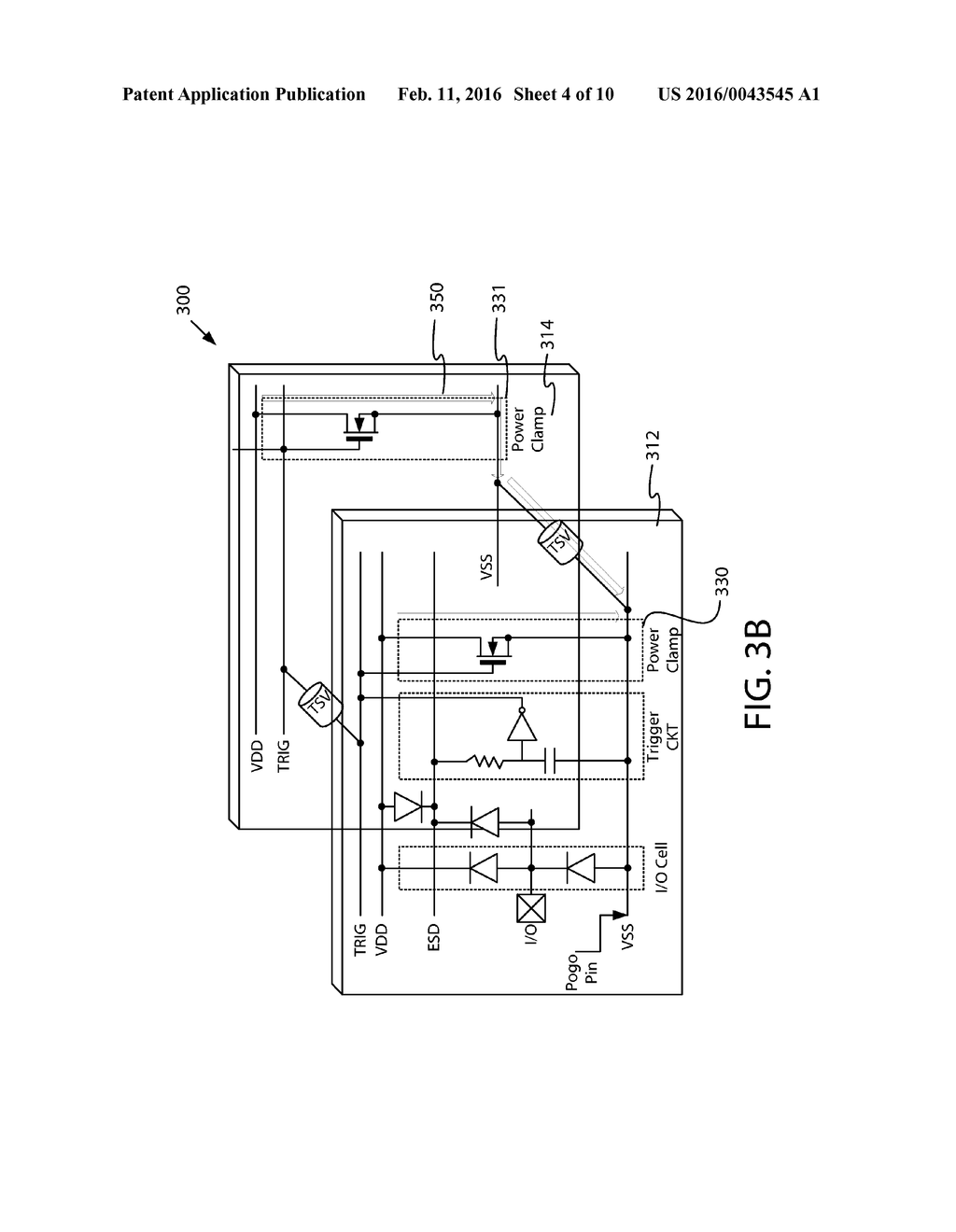 ELECTROSTATIC DISCHARGE PROTECTION FOR THREE DIMENSIONAL INTEGRATED     CIRCUIT - diagram, schematic, and image 05