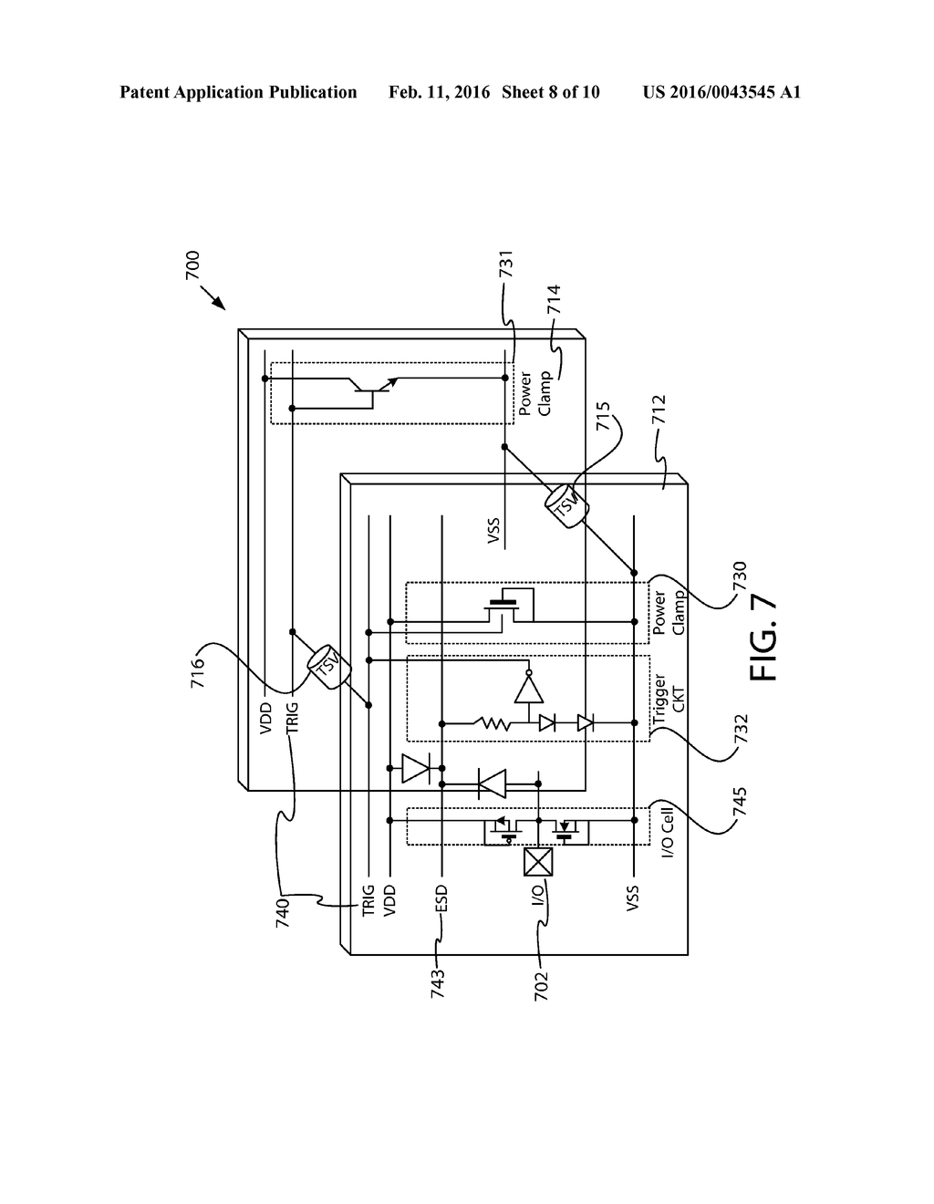 ELECTROSTATIC DISCHARGE PROTECTION FOR THREE DIMENSIONAL INTEGRATED     CIRCUIT - diagram, schematic, and image 09