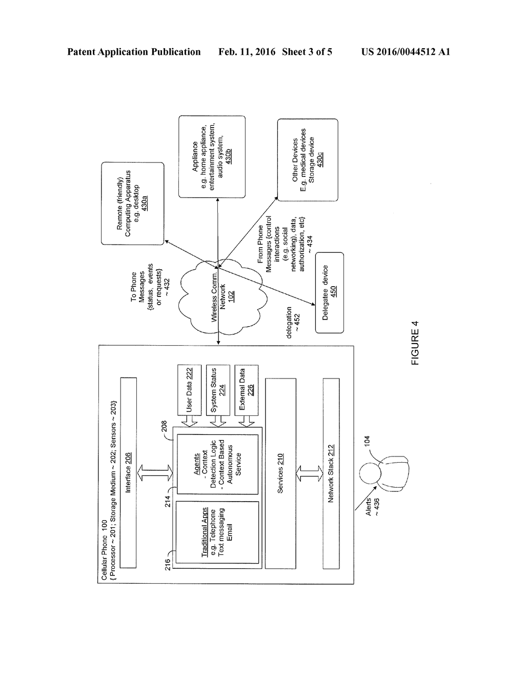 AUTONOMOUS, NON-INTERACTIVE, CONTEXT-BASED SERVICES FOR CELLULAR PHONE - diagram, schematic, and image 04