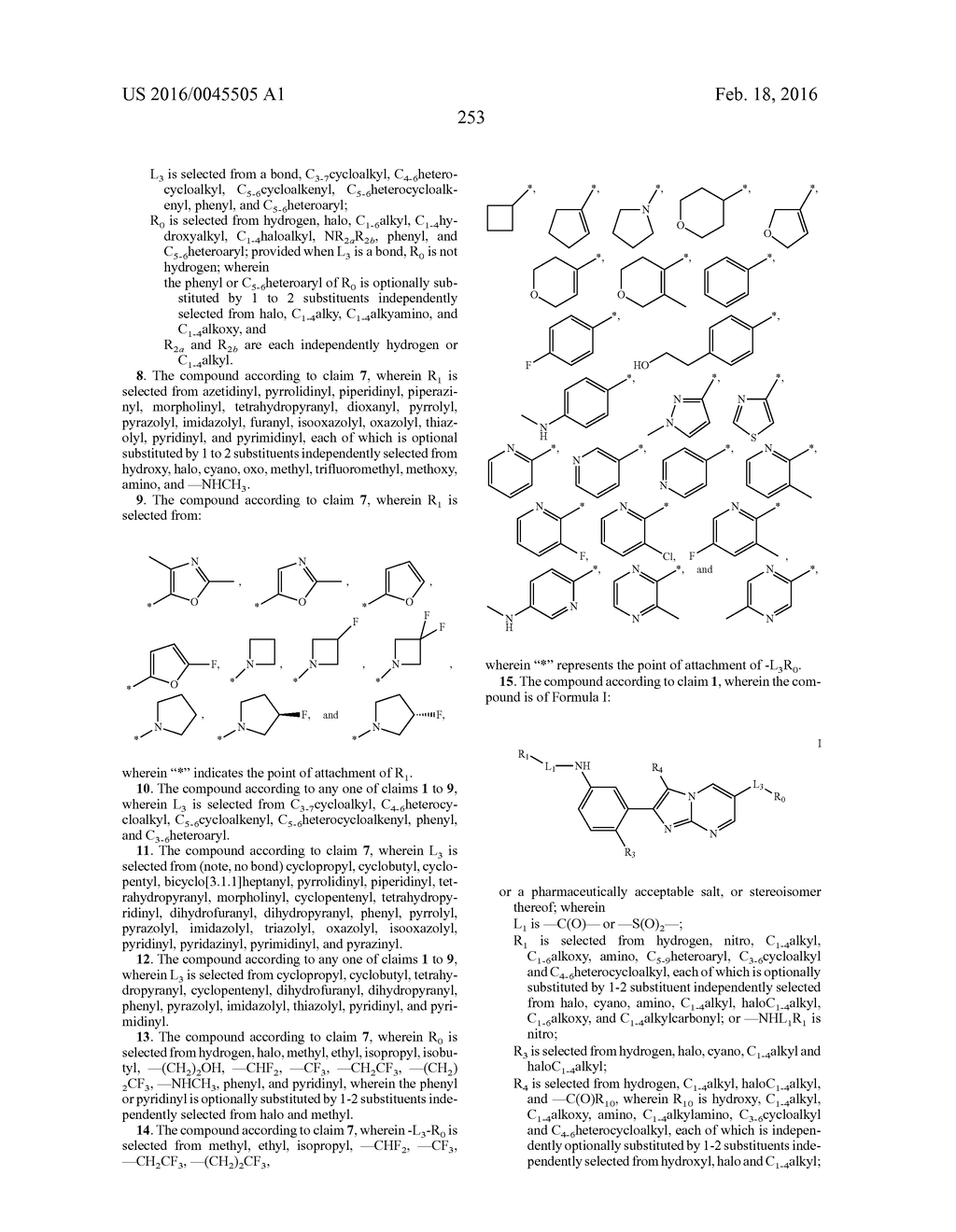 COMPOUNDS AND COMPOSITIONS FOR THE TREATMENT OF PARASITIC DISEASES - diagram, schematic, and image 254