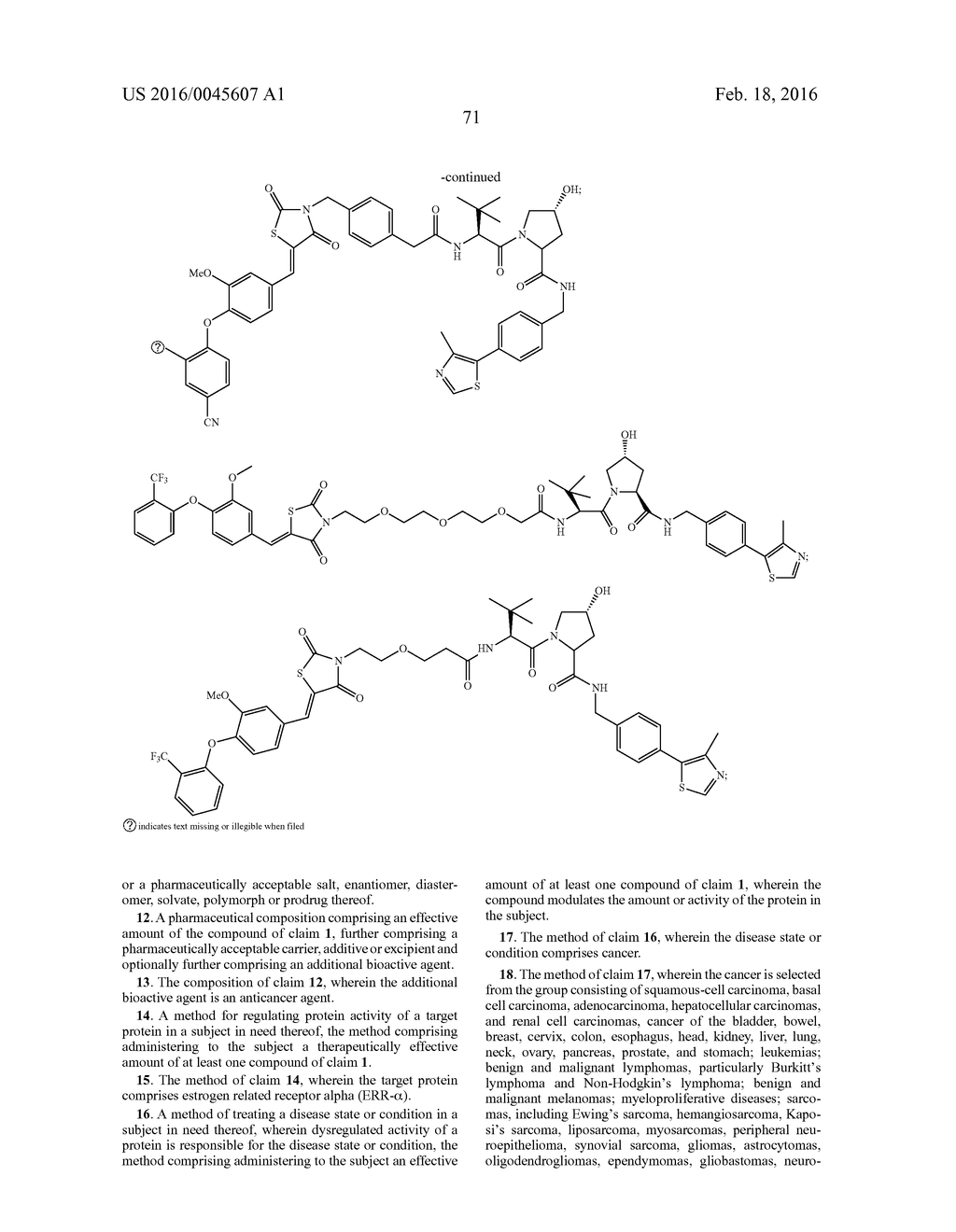 ESTROGEN-RELATED RECEPTOR ALPHA BASED PROTAC COMPOUNDS AND ASSOCIATED     METHODS OF USE - diagram, schematic, and image 88