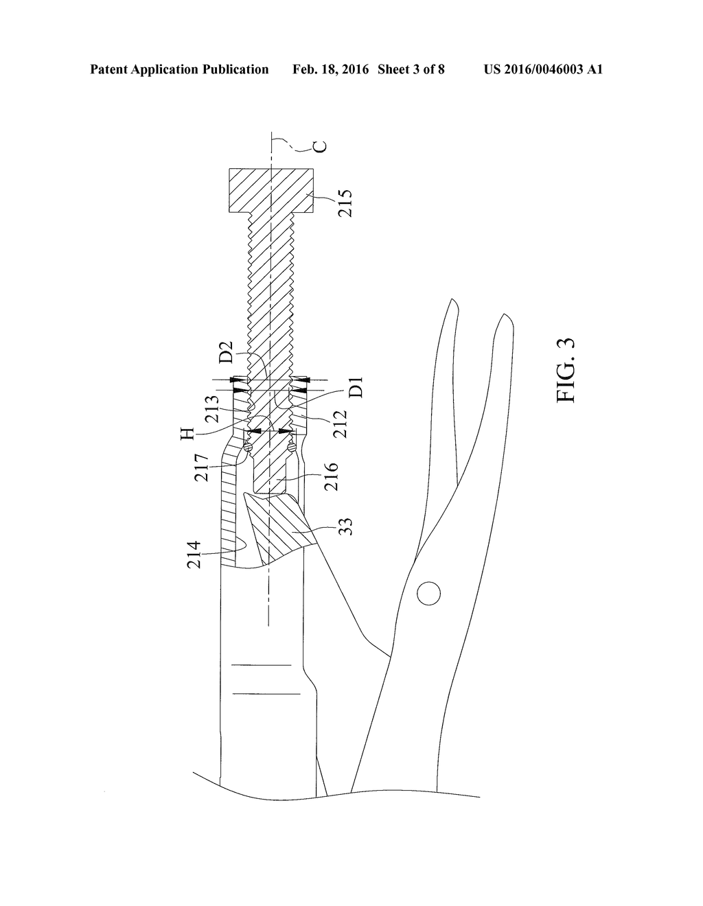 Clamping Device Preventing Disengagement of an Adjusting Screw - diagram, schematic, and image 04