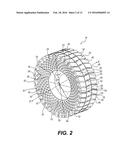 CUTTER, CUTTER SYSTEM, AND METHOD FOR SEVERING ELASTOMERIC MATERIAL FROM     NON-PNEUMATIC TIRE diagram and image