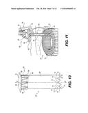 CUTTER, CUTTER SYSTEM, AND METHOD FOR SEVERING ELASTOMERIC MATERIAL FROM     NON-PNEUMATIC TIRE diagram and image