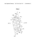 SUSPENSION COIL SPRING AND STRUT TYPE SUSPENSION diagram and image