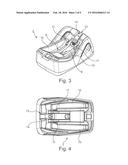 CHILD SAFETY SEAT FOR USE IN A VEHICLE diagram and image