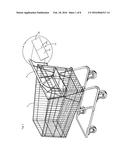 Cover for Alternate Shopping Cart Handle Enveloping and Compact Storage diagram and image