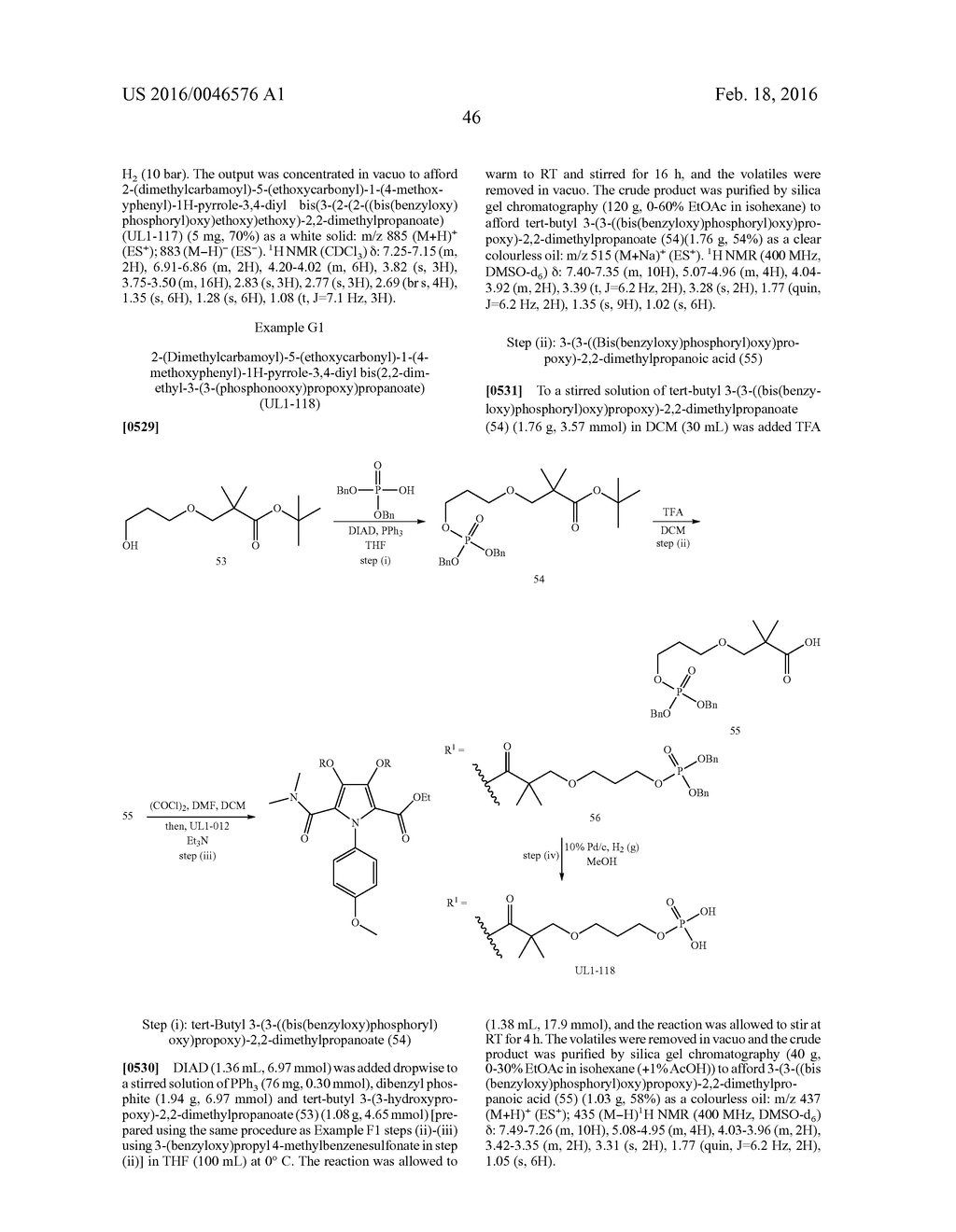 NOVEL PYRROLE DERIVATIVES - diagram, schematic, and image 56