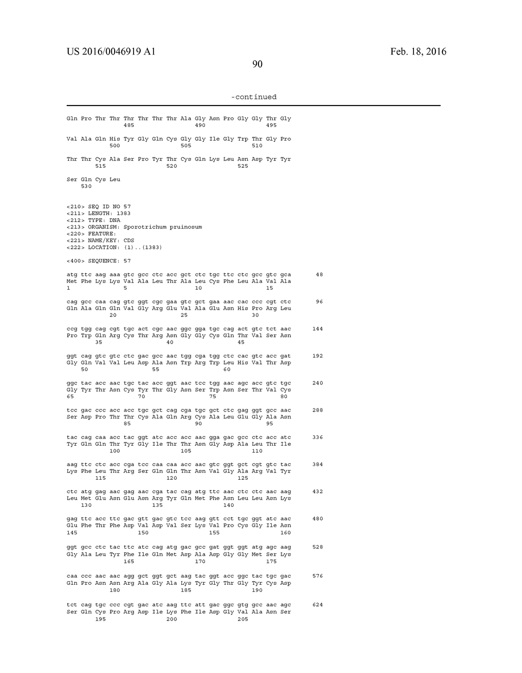 Polypeptides Having Cellobiohydrolase I Activity and Polynucleotides     Encoding Same - diagram, schematic, and image 91