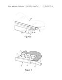 DEVICE FOR COVERING A SURFACE, COMPRISING A MOBILE DRUM COVERED WITH A     PROTECTIVE CASING diagram and image