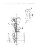 GAS TURBINE ENGINE WITH HIGH SPEED LOW PRESSURE TURBINE SECTION AND     BEARING SUPPORT FEATURES diagram and image