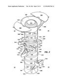 Method and apparatus to utilize the push-pull power of an upwards flow of     wind energy within a structure diagram and image