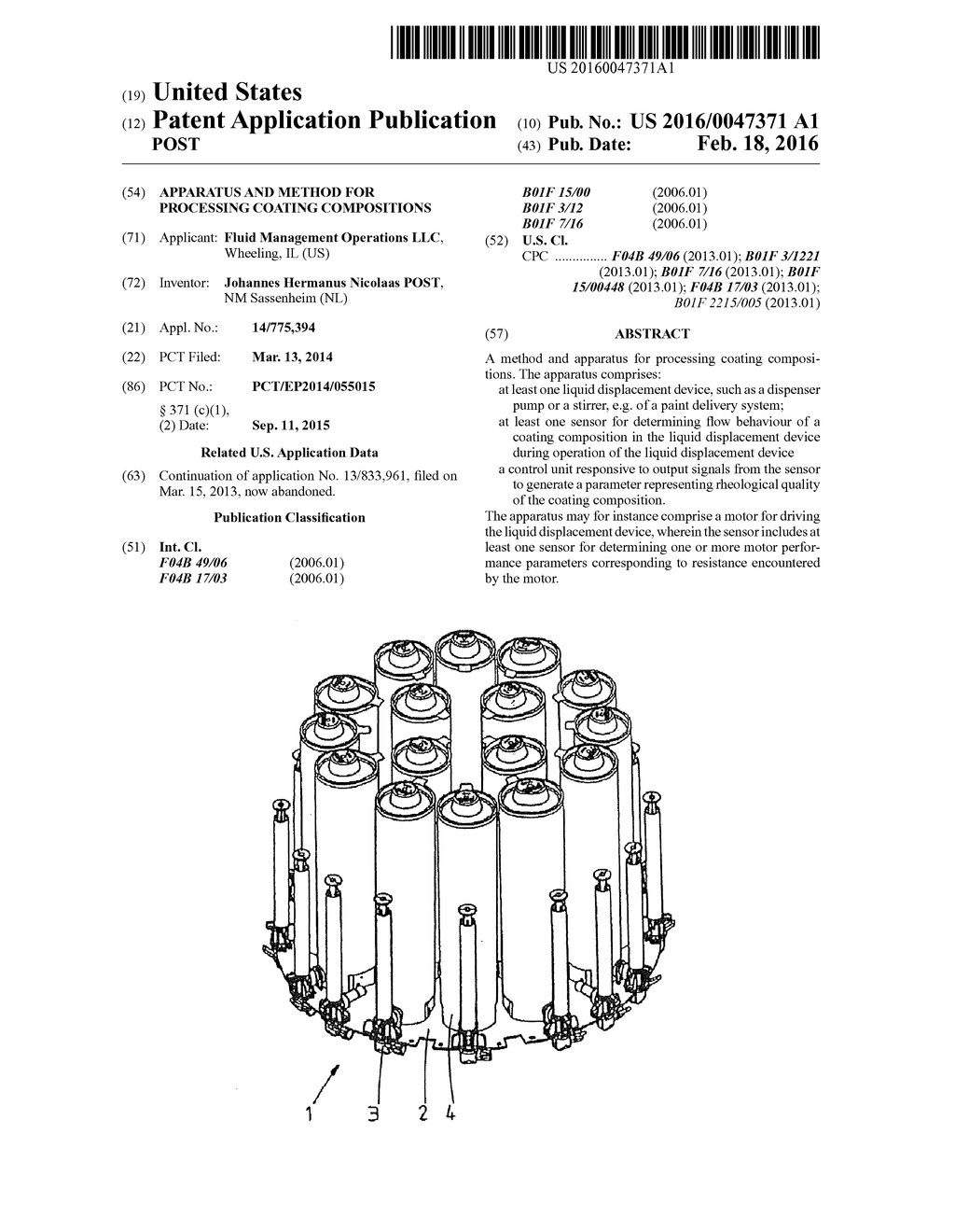 Apparatus and Method for Processing Coating Compositions - diagram, schematic, and image 01