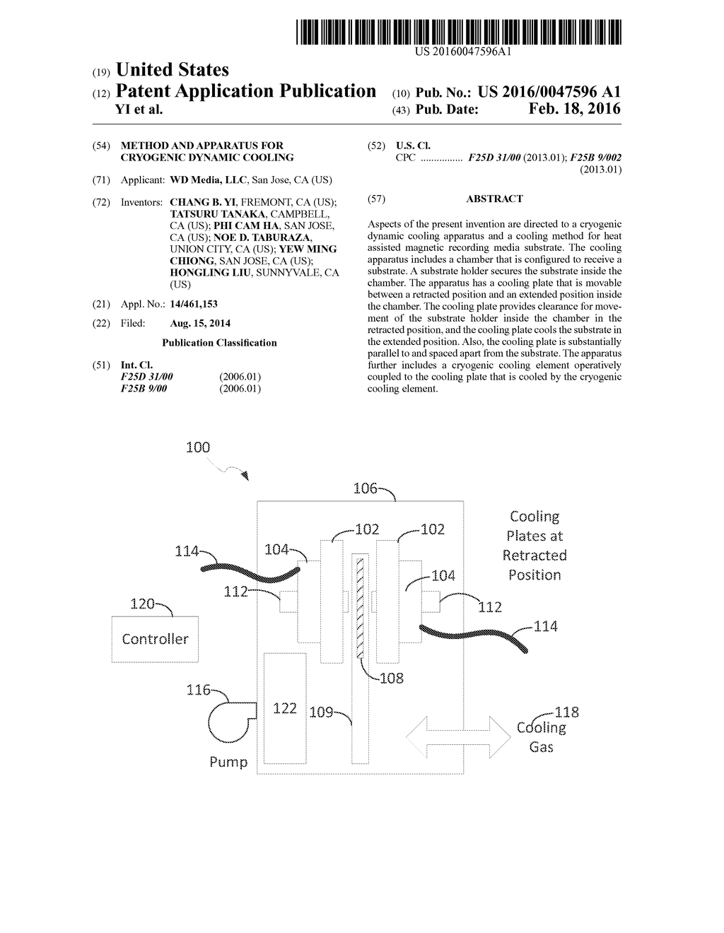 METHOD AND APPARATUS FOR CRYOGENIC DYNAMIC COOLING - diagram, schematic, and image 01