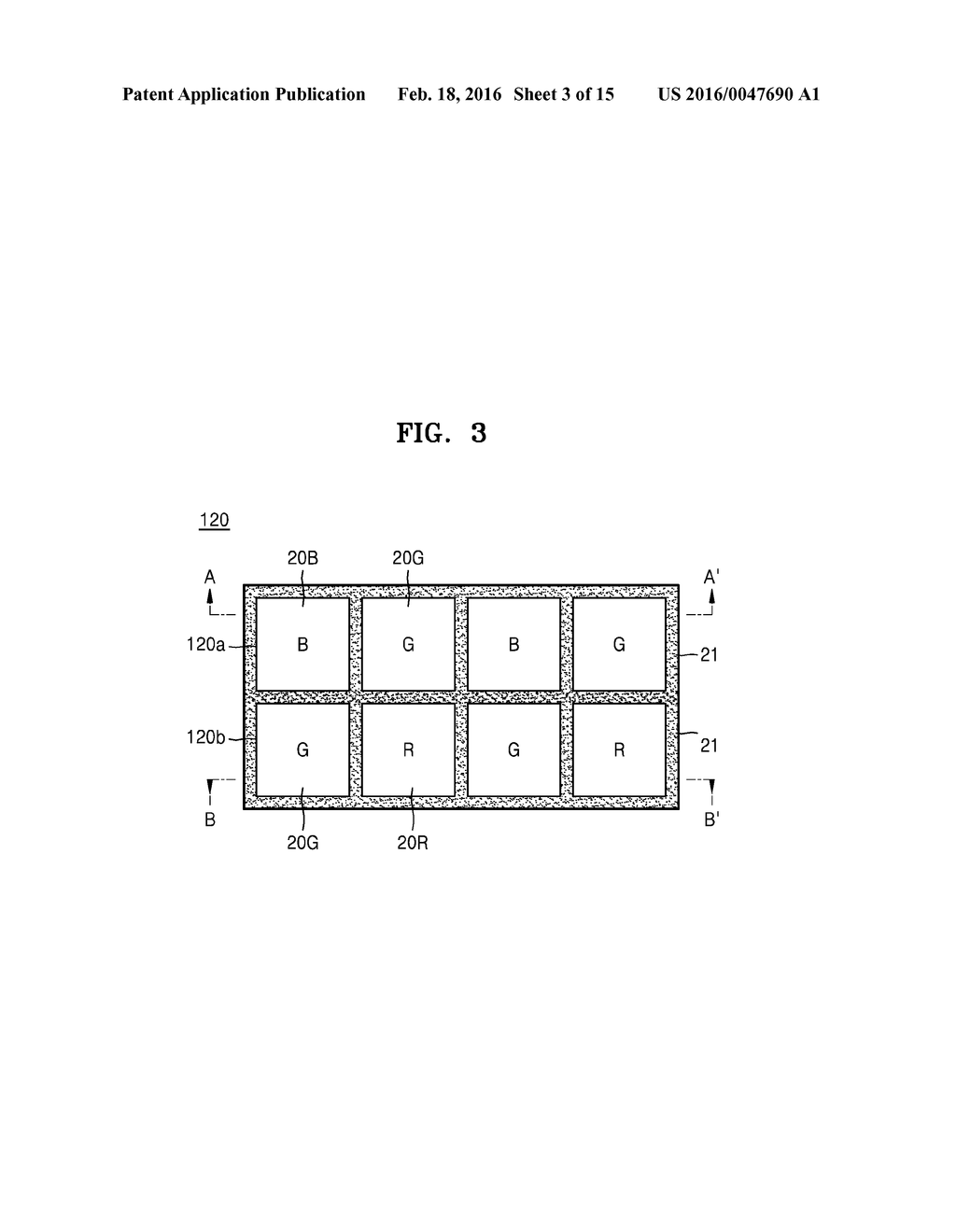 IMAGE SENSOR INCLUDING COLOR FILTER ISOLATION LAYER AND METHOD OF     MANUFACTURING THE SAME - diagram, schematic, and image 04