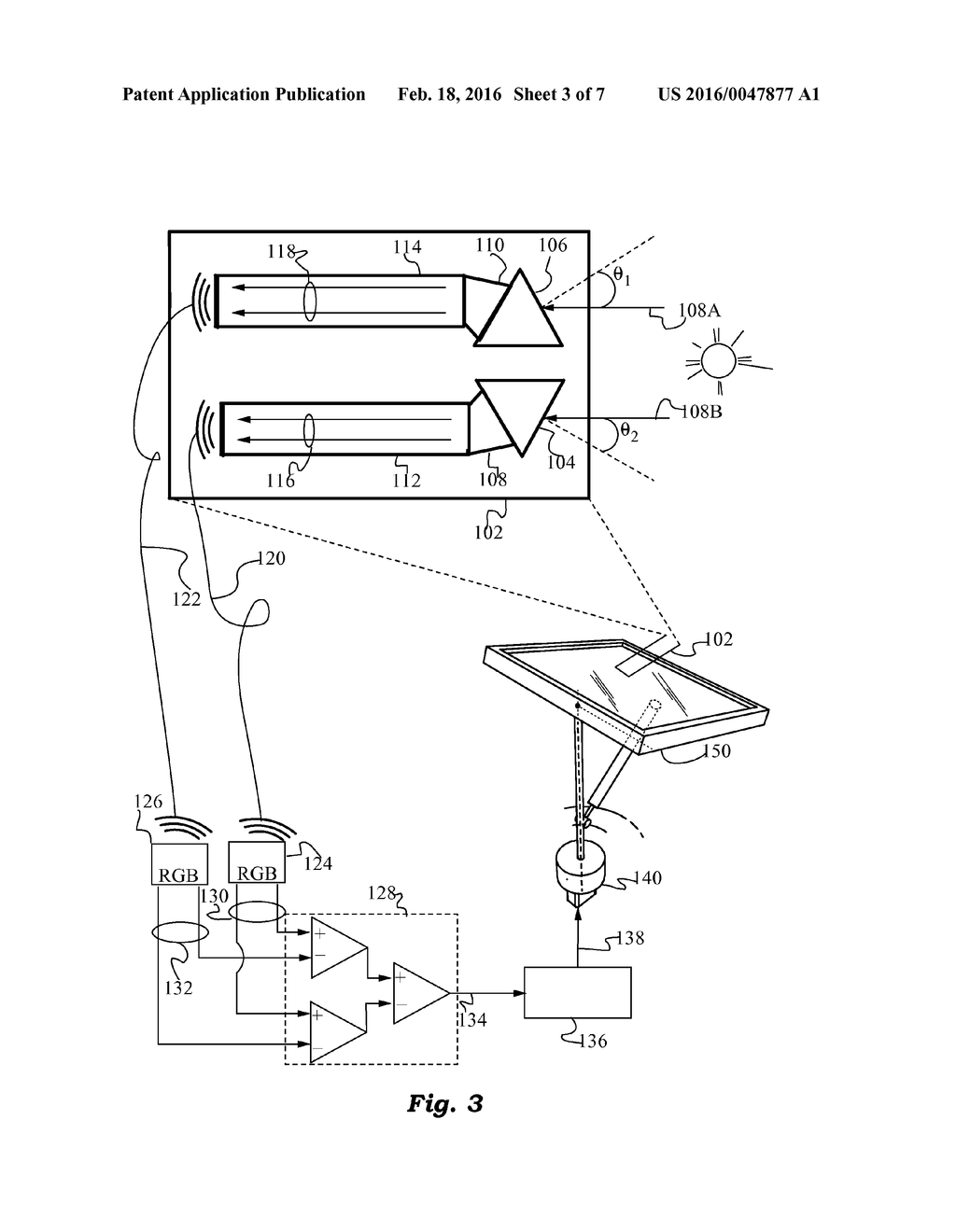 Optical Differential Solar Tracking System - diagram, schematic, and image 04