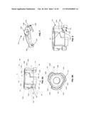 INTERCHANGEABLE EYEWEAR/HEAD-MOUNTED DEVICE ASSEMBLY WITH QUICK RELEASE     MECHANISM diagram and image