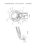 INTERCHANGEABLE EYEWEAR/HEAD-MOUNTED DEVICE ASSEMBLY WITH QUICK RELEASE     MECHANISM diagram and image