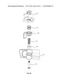 INTERCHANGEABLE EYEWEAR/HEAD-MOUNTED DEVICE ASSEMBLY WITH QUICK RELEASE     MECHANISM diagram and image