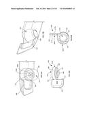 INTERCHANGEABLE EYEWEAR/HEAD-MOUNTED DEVICE ASSEMBLY WITH QUICK RELEASE     MECHANISM diagram and image